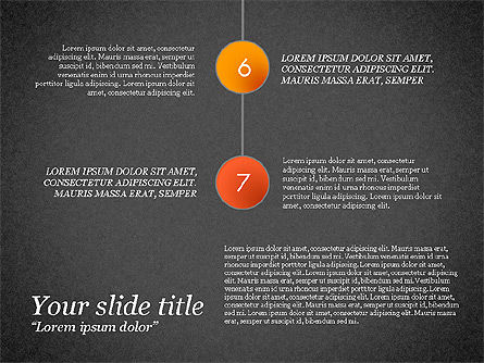 Steps Presentation Template, Slide 12, 03691, Presentation Templates — PoweredTemplate.com