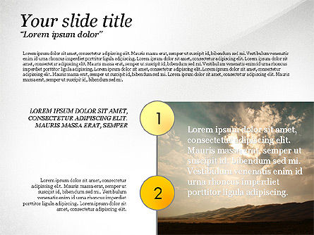 Steps Presentation Template, Slide 6, 03691, Presentation Templates — PoweredTemplate.com