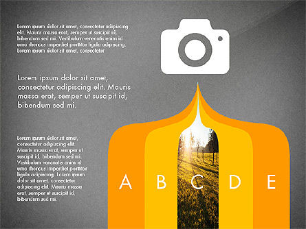 Presentación con formas planas, Diapositiva 10, 03692, Plantillas de presentación — PoweredTemplate.com