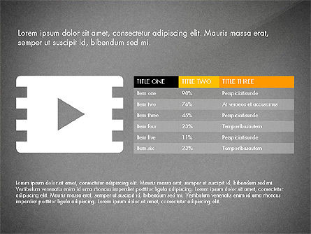 Presentación con formas planas, Diapositiva 16, 03692, Plantillas de presentación — PoweredTemplate.com