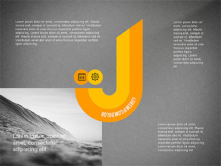 Infographics proces, Dia 11, 03693, Procesdiagrammen — PoweredTemplate.com