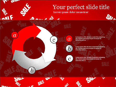 Reporte de ventas, Plantilla de PowerPoint, 03694, Plantillas de presentación — PoweredTemplate.com