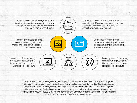 Icons and Stages, PowerPoint Template, 03697, Icons — PoweredTemplate.com