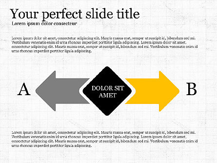 Interaction Concept, PowerPoint Template, 03699, Process Diagrams — PoweredTemplate.com