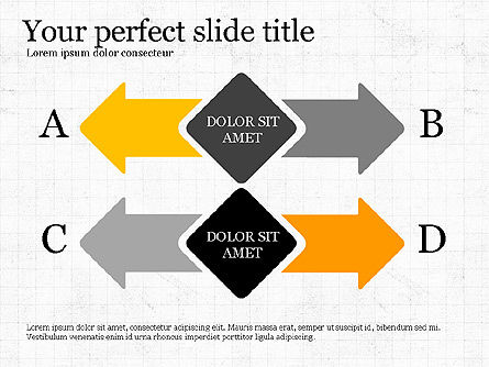 Konsep Interaksi, Slide 5, 03699, Diagram Proses — PoweredTemplate.com