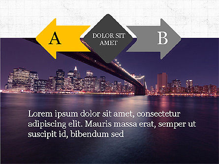 Concept d'interaction, Diapositive 7, 03699, Schémas de procédés — PoweredTemplate.com