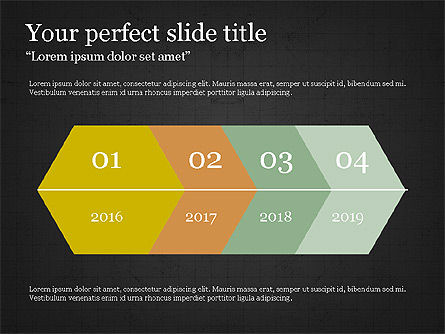 Rapporto Timeline, Slide 14, 03701, Modelli Presentazione — PoweredTemplate.com