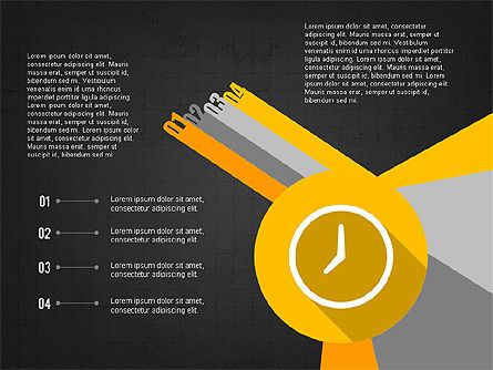 Financiële infographic presentatie, Dia 12, 03703, Infographics — PoweredTemplate.com