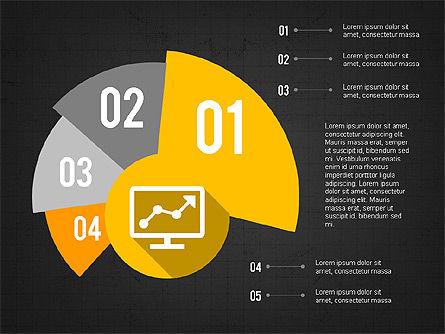 Financiële infographic presentatie, Dia 13, 03703, Infographics — PoweredTemplate.com