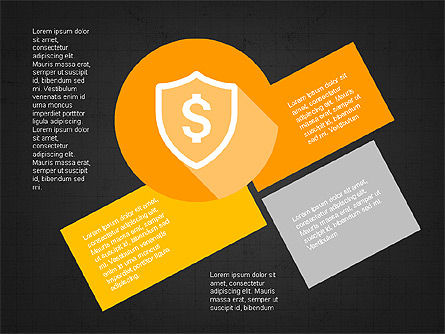 Financiële infographic presentatie, Dia 14, 03703, Infographics — PoweredTemplate.com