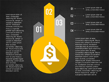 Financiële infographic presentatie, Dia 15, 03703, Infographics — PoweredTemplate.com