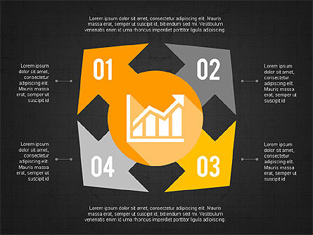 Financiële infographic presentatie, Dia 16, 03703, Infographics — PoweredTemplate.com