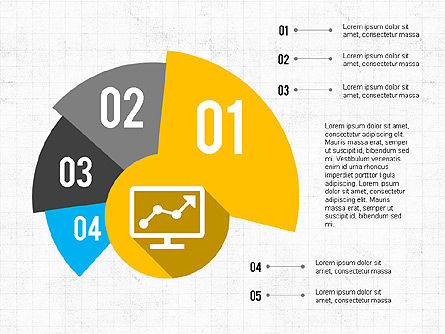 재정적 인 infographic 프리젠 테이션, 슬라이드 5, 03703, 인포메이션 그래픽 — PoweredTemplate.com