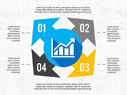 Financiële infographic presentatie, Dia 8, 03703, Infographics — PoweredTemplate.com