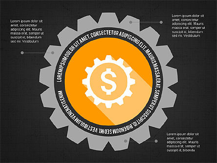 Financiële infographic presentatie, Dia 9, 03703, Infographics — PoweredTemplate.com