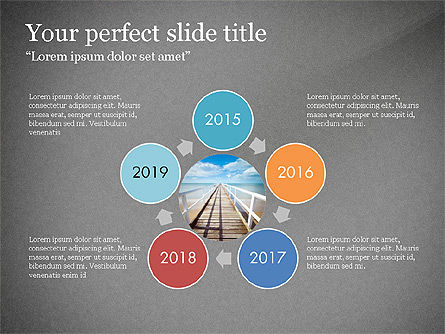 Milestone concetto di presentazione, Slide 14, 03704, Diagrammi Palco — PoweredTemplate.com