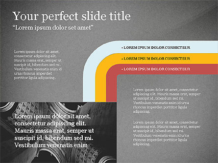 Konsep Presentasi Tonggak, Slide 16, 03704, Diagram Panggung — PoweredTemplate.com
