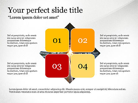 Concept de présentation hiérarchique, Diapositive 2, 03704, Schémas d'étapes — PoweredTemplate.com