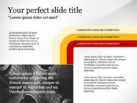 Concept de présentation hiérarchique, Diapositive 8, 03704, Schémas d'étapes — PoweredTemplate.com