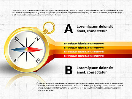 Infografía de Rose de Viento, Diapositiva 13, 03706, Infografías — PoweredTemplate.com
