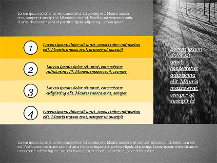 Phase et options, Diapositive 16, 03707, Schémas d'étapes — PoweredTemplate.com