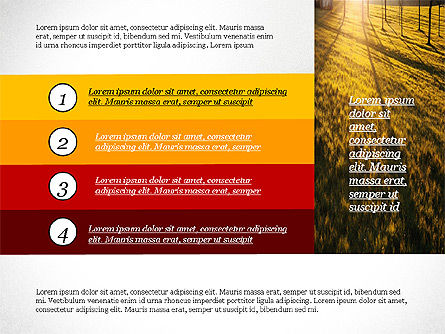 Phase et options, Diapositive 8, 03707, Schémas d'étapes — PoweredTemplate.com