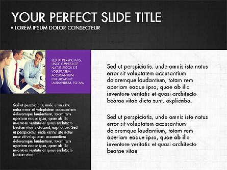Grid Designed Team Presentation, Slide 11, 03708, Presentation Templates — PoweredTemplate.com