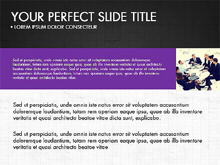 Grid Designed Team Presentation, Slide 12, 03708, Presentation Templates — PoweredTemplate.com