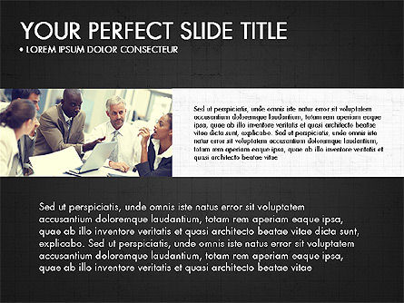 Présentation par équipe de la grille, Diapositive 13, 03708, Modèles de présentations — PoweredTemplate.com