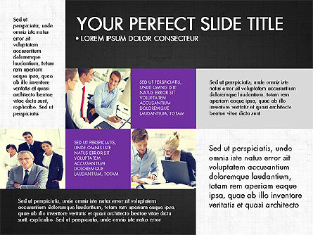 Grid Designed Team Presentation, Slide 16, 03708, Presentation Templates — PoweredTemplate.com