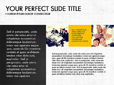 Grid Designed Team Presentation, Slide 7, 03708, Presentation Templates — PoweredTemplate.com
