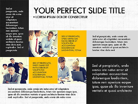 Grid Designed Team Presentation, Slide 8, 03708, Presentation Templates — PoweredTemplate.com