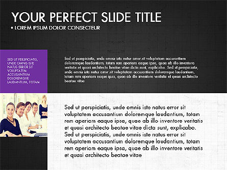 Grid ontworpen teampresentatie, Dia 9, 03708, Presentatie Templates — PoweredTemplate.com