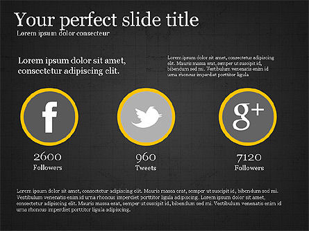 Flat Designed Report Template, Slide 16, 03709, Presentation Templates — PoweredTemplate.com