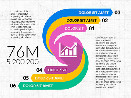 Bentuk Infografis Melengkung, Slide 2, 03710, Infografis — PoweredTemplate.com