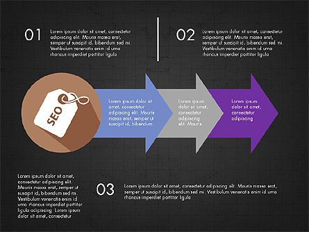 Proses Infografis, Slide 13, 03713, Diagram Proses — PoweredTemplate.com