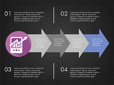 프로세스 infographics, 슬라이드 15, 03713, 프로세스 도표 — PoweredTemplate.com