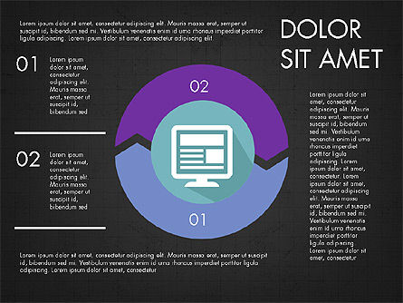 Infografica di processo, Slide 16, 03713, Diagrammi di Processo — PoweredTemplate.com
