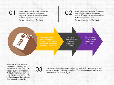 Infographies de processus, Diapositive 5, 03713, Schémas de procédés — PoweredTemplate.com