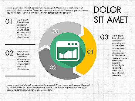 Infographies de processus, Diapositive 6, 03713, Schémas de procédés — PoweredTemplate.com