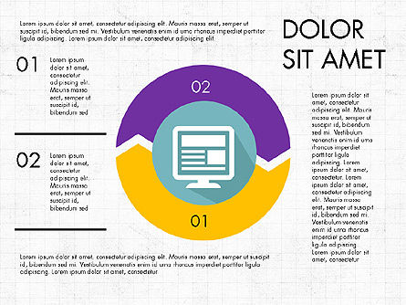 Infographies de processus, Diapositive 8, 03713, Schémas de procédés — PoweredTemplate.com