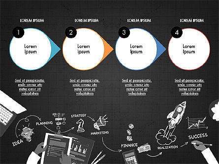 Konsep Dek Pitch Startup, Slide 11, 03715, Templat Presentasi — PoweredTemplate.com
