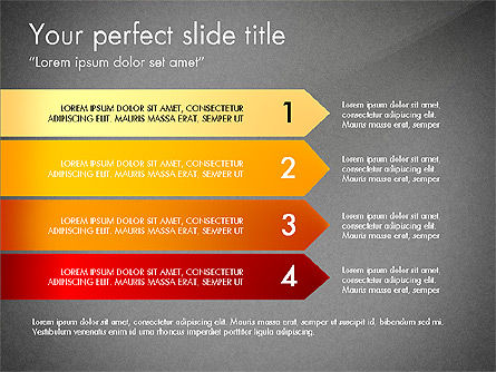 Frecce ad arco riportano, Slide 11, 03716, Diagrammi di Processo — PoweredTemplate.com