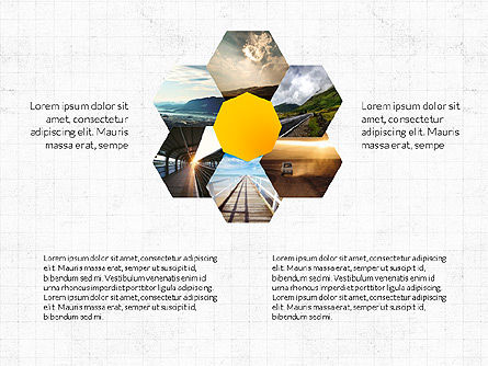 Formas planas de proceso, Diapositiva 4, 03718, Diagramas de proceso — PoweredTemplate.com