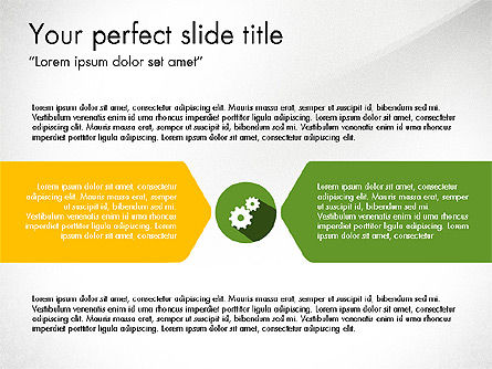 Report com ícones de design de material, Modelo do PowerPoint, 03719, Ícones — PoweredTemplate.com