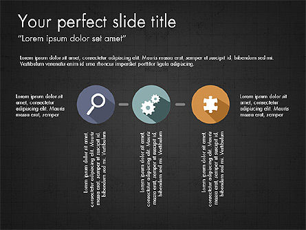 Report with Material Design Icons, Slide 16, 03719, Icons — PoweredTemplate.com