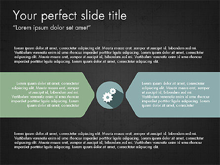 Report with Material Design Icons, Slide 9, 03719, Icons — PoweredTemplate.com