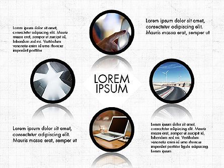 Concepto de Presentación de Hub y Spoke, Diapositiva 8, 03721, Plantillas de presentación — PoweredTemplate.com