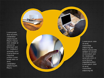 Spokes et nœuds, Diapositive 16, 03724, Boîtes de texte — PoweredTemplate.com