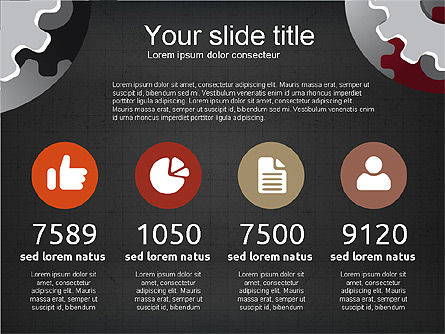 Presentación de Estilo Infográfico, Diapositiva 10, 03725, Infografías — PoweredTemplate.com